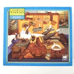 New Milton Bradley Charles Wysocki Americana Mabel The Stowaway 1000 Puzzle Cat. Fixed Price $35.70.