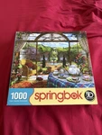 The Conservatory - 1000 Piece Puzzle Springbok Barely Used. Fixed Price $10.00.