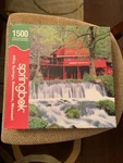 Springbok Puzzle Hogdson Water Mill 1500 Pieces. Fixed Price $8.00.