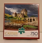 Buffalo - 750 Piece Majestic Castles Eilean Donan Castle, Scotland. Fixed Price $10.99.