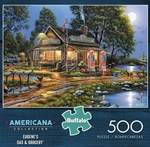 Buffalo Games Americana Collection Eugene's Gas & Grocery 500 Pc Jigsaw Puzzle. Fixed Price $15.27.