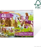 Melissa & Doug Fairy Tale Castle Floor Puzzle 48 Pcs Brand New Sealed Package!. Fixed Price $21.22.
