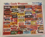 White Mountain 1000 Piece Puzzle - Candy Wrappers By Charlie Girard Complete. Fixed Price $14.00.