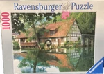 Ravensburger 1000PC Watermill By Kinkelin 1994 Jigsaw Puzzle Rare 31 Years Old. Fixed Price $9.90.
