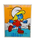 Vintage Playskool 1982 Smurfette Skating 10 Piece Wood Puzzle. Fixed Price $9.97.