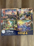 New Disney Thomas Kinkade 4-500 Piece Puzzles Scenes Ceaco. Fixed Price $18.00.