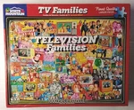 "tv Families" 1000 Piece Jigsaw Puzzle By White Mountain (#1124) Larger Size Pcs. Fixed Price $13.75.