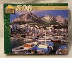 1996 Golden Books 14X18 500 Piece Jigsaw Puzzle Capri Harbor, Italy - Sealed. Fixed Price $7.99.