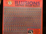 Magic Eye Illusions 550 Pc Puzzle Boxing Kangaroos 18X24 Ceaco Deep Vision New. Fixed Price $27.95.