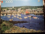 Milton Bradley 3000PC Magnum Puzzle Rockport Harbor, 33" X 43" Sealed. Fixed Price $47.99.