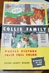 1959 Milton Bradley Jigsaw Puzzle-collie Family-original/complete W/box!. Fixed Price $29.37.