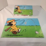 Milton Bradley 1952 Peanuts Jigsaw Puzzle Lucy Baseball 60 Pieces Complete. Fixed Price $12.97.