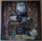 Sunsout Storytime Cats 500 Pc Jigsaw Puzzle Complete Library Brigid Ashwood. Fixed Price $12.71.