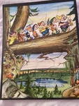 Walt Disney - Snow White And The Seven Dwarfs Tray Puzzle Whitman #2986. Fixed Price $25.00.