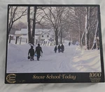 Amish Country 1000 Piece Puzzle, Snow School Today, Doyle Yoder Limited Edition. Fixed Price $9.13.