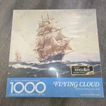 Vtg Springbok 1000 Piece King Size Jigsaw Puzzle Sealed The Flying Cloud Usa. Fixed Price $39.00.