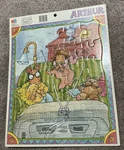 Vintage 1998 Arthur D.w. Puzzle Frame Tray 25 Pcs. Milton Bradley Toy Marc Brown. Fixed Price $32.00.