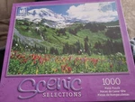 Hasbro 1000 Piece Jigsaw Puzzle Mount Rainier National Park New Sealed 2002 Nos. Fixed Price $15.04.