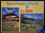 Ravensburger 2 X 1000 Piece Puzzle House The Alps Spring #167999. Fixed Price $19.99.