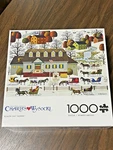 1000 Pc Charles Wysocki Jigsaw Puzzle Beaver Hat Tavern Buffalo Games. Fixed Price $10.00.