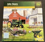 John Deere Puzzle Springtime Garden 1000 Ln Masterpieces -BX1. Fixed Price $15.00.