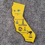 California Replacement State Small World Toys Wooden Usa Map 1994 Puzzle #2560. Fixed Price $8.99.