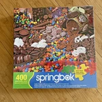 Springbok Jigsaw Puzzle Chocolate Sensation 400 Pieces Complete Family. Fixed Price $15.00.