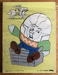 Vintage 1974 Judy Instructo 17 Pc Humpty Dumpty Wooden Puzzle Nursery Rhyme. Fixed Price $12.99.
