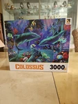 Colossus Series Dolphin Dreams Jigsaw Puzzle Sure-lox 3000 Pc. Fixed Price $13.99.