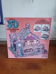 Ceaco 3-D Gingerbread House Jigsaw Puzzle Two-sided 564PC Corkboard Vintage New. Fixed Price $54.99.