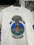 Vintage 1980 Mount St. Helens Volcano Eruption Super Shirts Hanes Brand New Tee. Fixed Price $79.99.