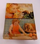 Vintage 2 Tuco Miniatures Children Puzzles Triple Thick Interlocking. Fixed Price $16.26.