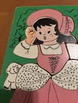 Vintage Rare Playskool Wooden Puzzle Little Bo Peep 185-25 Very Good Fs. Fixed Price $29.99.
