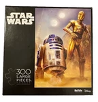 Disney Buffalo Games & Puzzles Start Wars 300-PIECES C-3PO R2-D2, New. Fixed Price $12.99.
