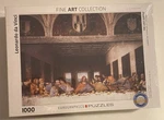 Eurographics The Last Supper By Leonard Da Vinci Puzzle 1000-PIECE- Sealed. Fixed Price $24.99.
