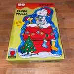 Giant Peanuts Snoopy Christmas Holiday Floor Puzzle Hallmark Springbok Sealed. Fixed Price $25.00.