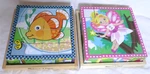 2 Melissa And Doug Wooden Cube Puzzles 16 Pc Ea Princesses & Fairies, Pet Scenes. Fixed Price $10.00.