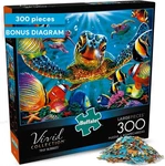 Buffalo Games - Steve Sundram Tiny Bubbles 300 Piece Jigsaw Puzzle For.... Fixed Price $14.53.