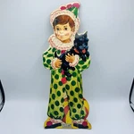 Clown With Scottish Terrier Fairchild Personality Jigsaw Puzzle #180 Vintage Dog. Fixed Price $30.00.