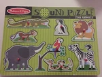 New Melissa & Doug Zoo Animals Sound Puzzle Elephant Zebra Lion Monkey Snake Nip. Fixed Price $9.99.