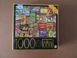 Antique Advertising 1000 Piece Puzzle With Poster By Mb Milton Bradley-complete. Fixed Price $10.99.