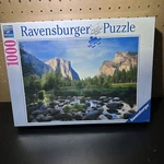 Ravensburger Puzzle 1000 Pieces Yosemite Valley California 27 X 20 New Sealed. Fixed Price $10.55.