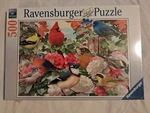New & Sealed Ravensburger Puzzle 500 Piece Garden Birds 19 1/3 X 14 1/4. Fixed Price $8.00.