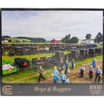 Doyle Yoder Boys & Buggies Amish Scene Jigsaw Puzzle 20 X 27 1000 Pieces. Fixed Price $29.98.