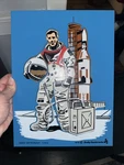 Vintage 1974 Judy Instructo Astronaut Space Wooden Puzzle 13 Piece J606027. Fixed Price $15.20.