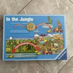The Jungle (1989 Ravensburger) -- 2 X 45 Piece Interchangeable Jigsaw Puzzle. Fixed Price $40.00.