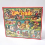 Little Rascals 1000 Piece Jigsaw Puzzle Linda Picken Dog Art White Mountain. Fixed Price $44.99.