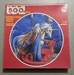 Vintage 1989 American Publishing 500 Pc Round Puzzle/susan Dawe/"storm Chaser". Fixed Price $19.99.