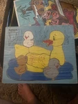 Vintage Playskool Kids Wood Puzzle Toy Ducks 175-2 Usa Made 12 Pieces 2-5 Years. Fixed Price $15.00.