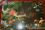 Good Ole Days Those Were The 500 Piece Puzzle Milton Bradley 1986 New. Fixed Price $29.99.